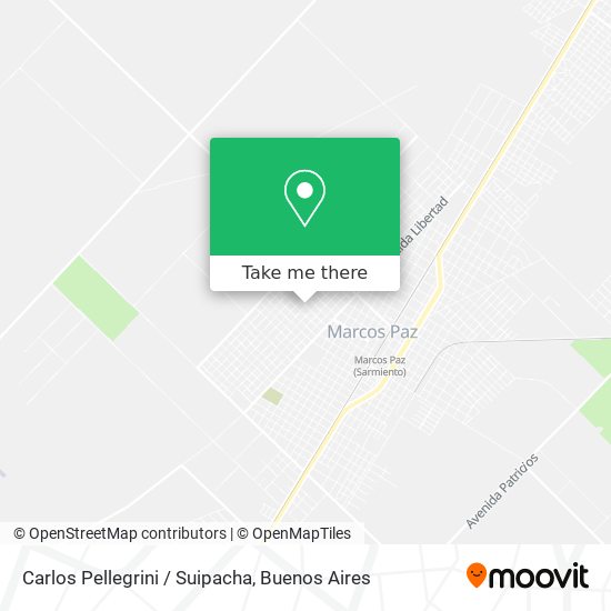 Carlos Pellegrini / Suipacha map