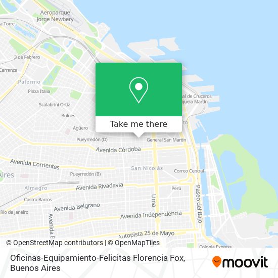 Oficinas-Equipamiento-Felicitas Florencia Fox map