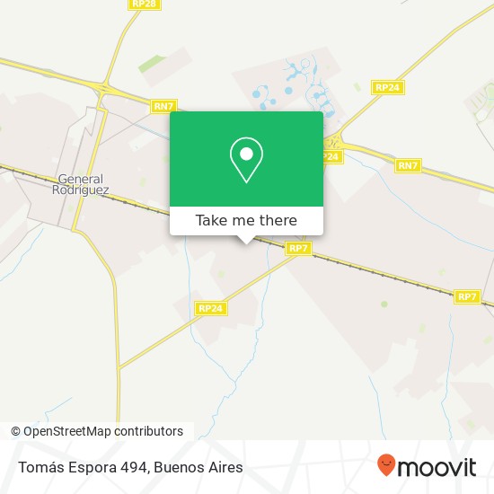 Tomás Espora 494 map