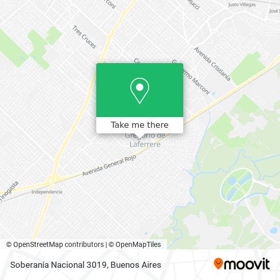 Soberanía Nacional 3019 map