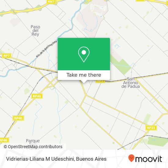 Mapa de Vidrierias-Liliana M Udeschini