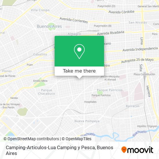 Camping-Articulos-Lua Camping y Pesca map