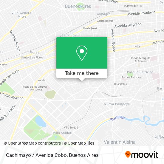 Cachimayo / Avenida Cobo map