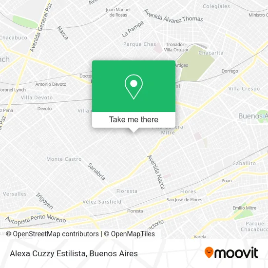 Alexa Cuzzy Estilista map