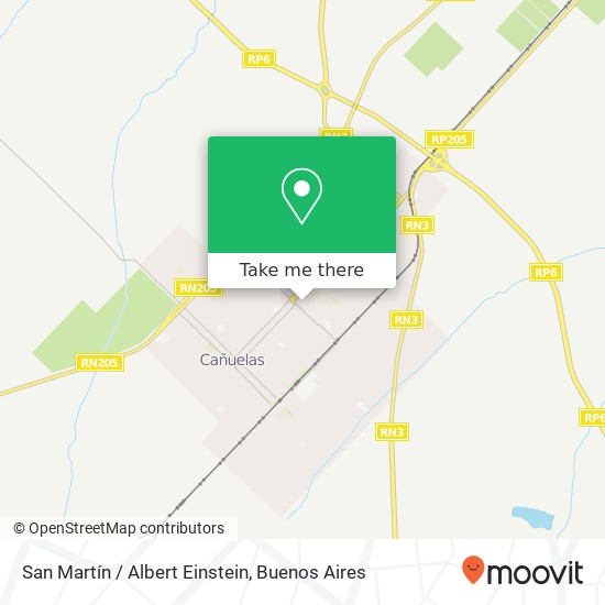 San Martín / Albert Einstein map