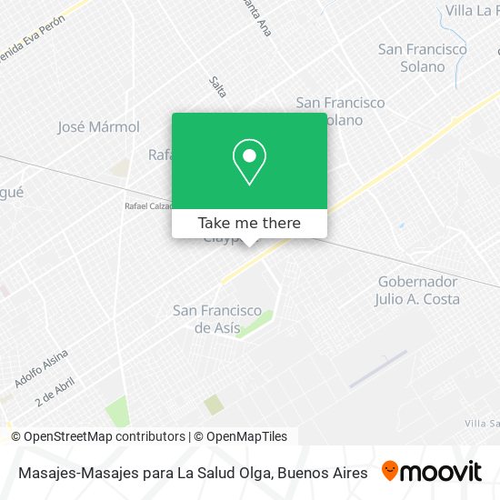 Masajes-Masajes para La Salud Olga map