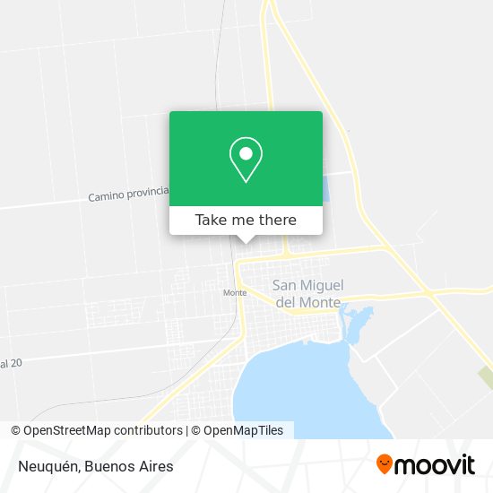 Mapa de Neuquén