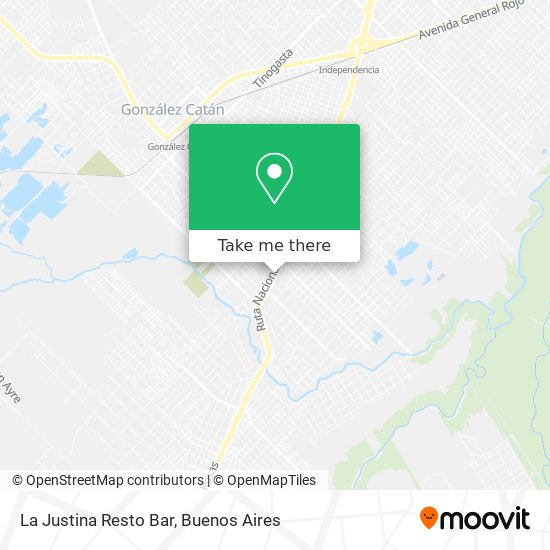 La Justina Resto Bar map