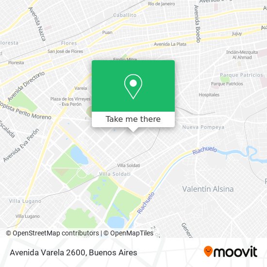 Avenida Varela 2600 map