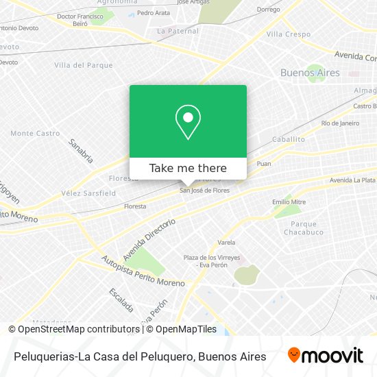 Peluquerias-La Casa del Peluquero map