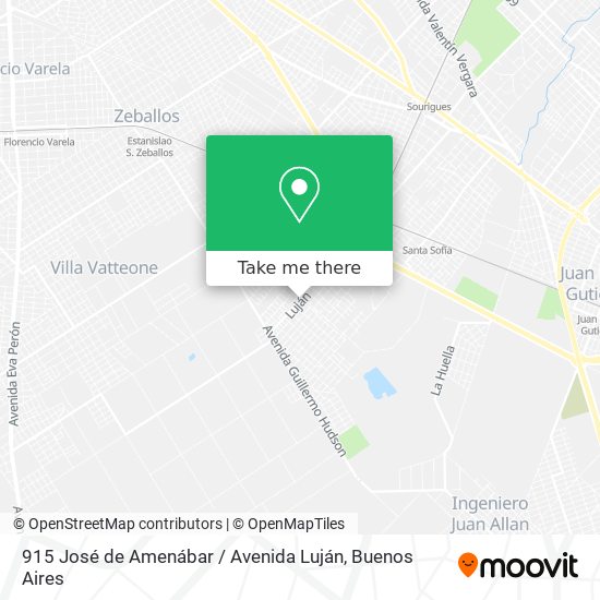 915 José de Amenábar / Avenida Luján map