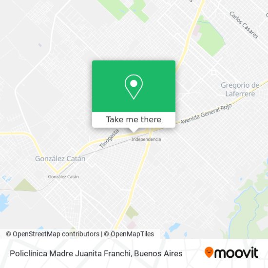 Policlínica Madre Juanita Franchi map