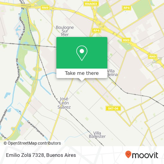 Emilio Zolá 7328 map