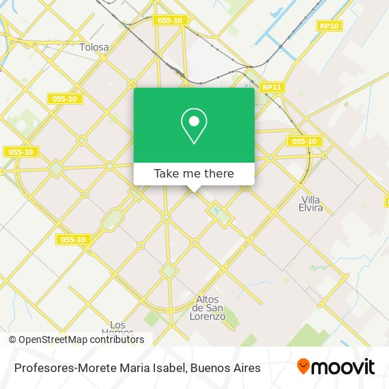 Profesores-Morete Maria Isabel map