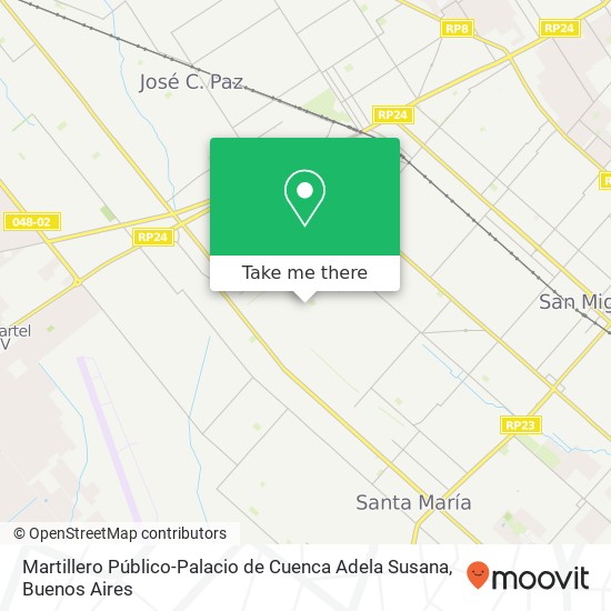 Martillero Público-Palacio de Cuenca Adela Susana map