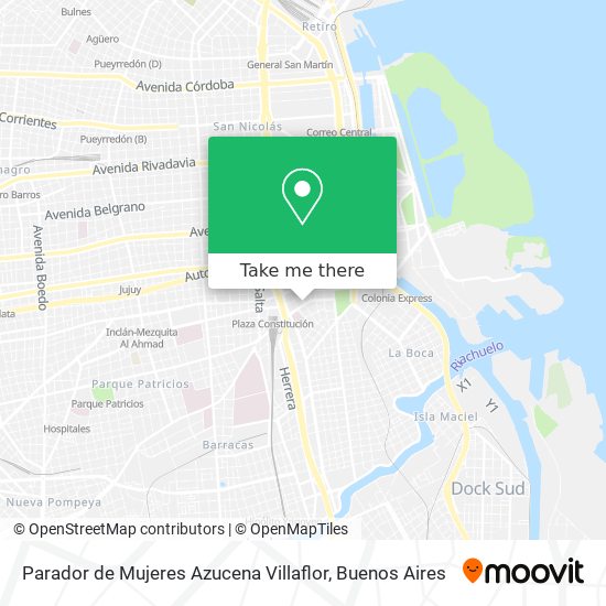 Parador de Mujeres Azucena Villaflor map