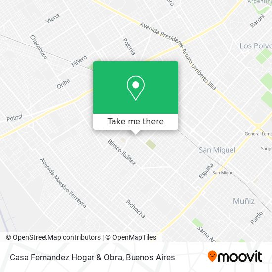 Casa Fernandez Hogar & Obra map