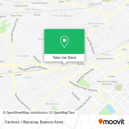 Mapa de Cardoso / Bacacay