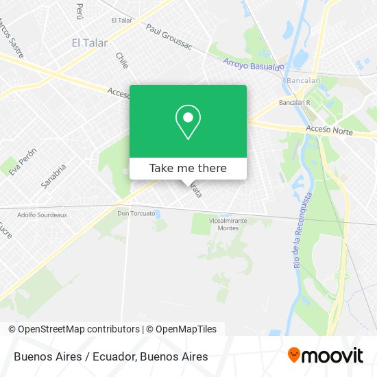 Buenos Aires / Ecuador map