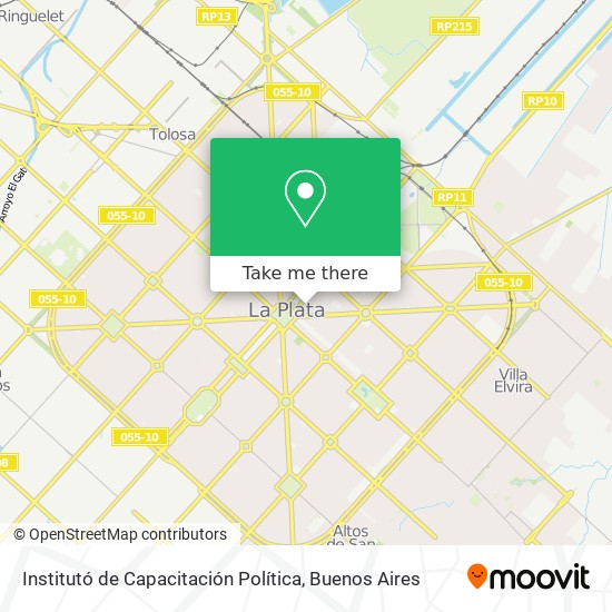 Institutó de Capacitación Política map