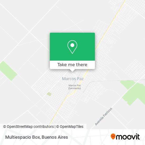 Mapa de Multiespacio Box