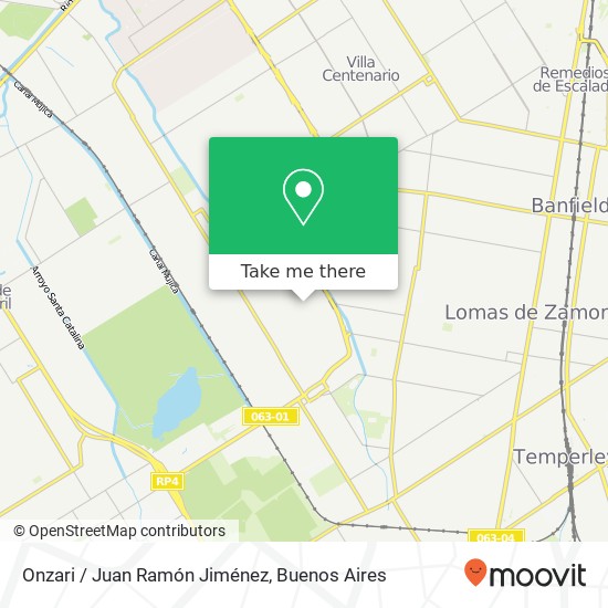 Onzari / Juan Ramón Jiménez map