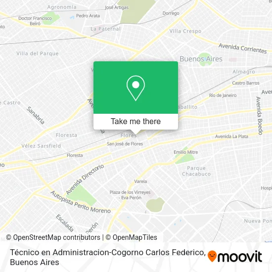 Mapa de Técnico en Administracion-Cogorno Carlos Federico