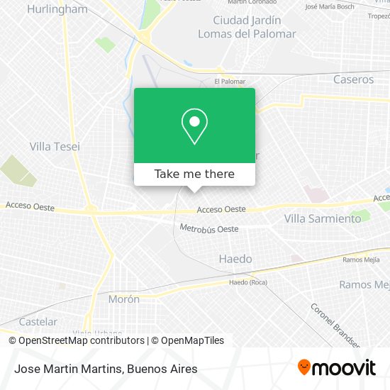 Jose Martin Martins map