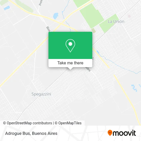 Mapa de Adrogue Bus