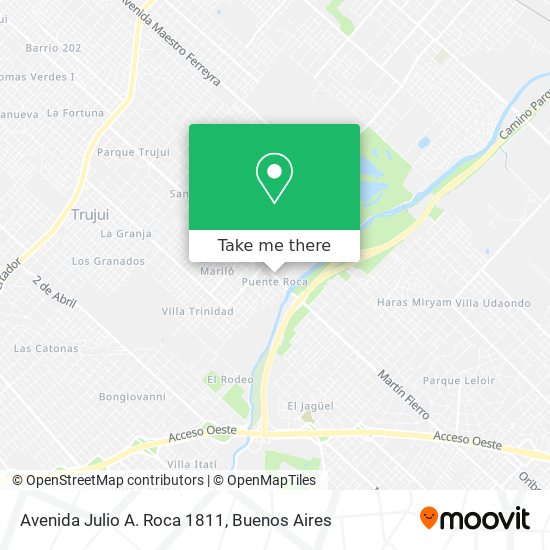 Avenida Julio A. Roca 1811 map
