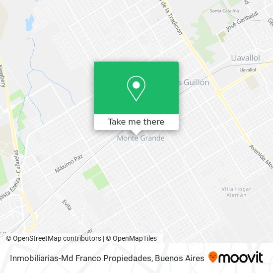 Inmobiliarias-Md Franco Propiedades map