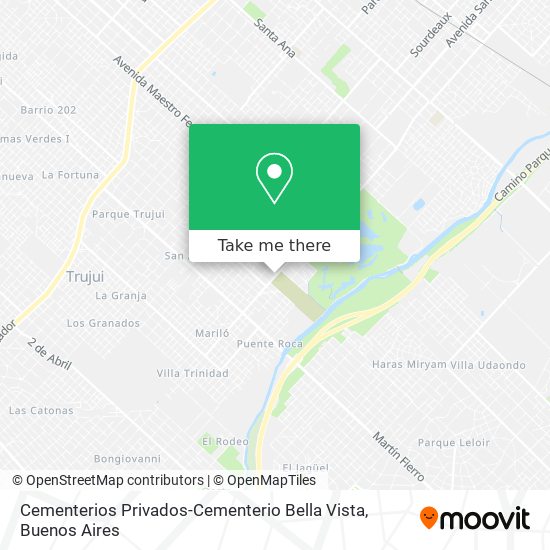 Mapa de Cementerios Privados-Cementerio Bella Vista