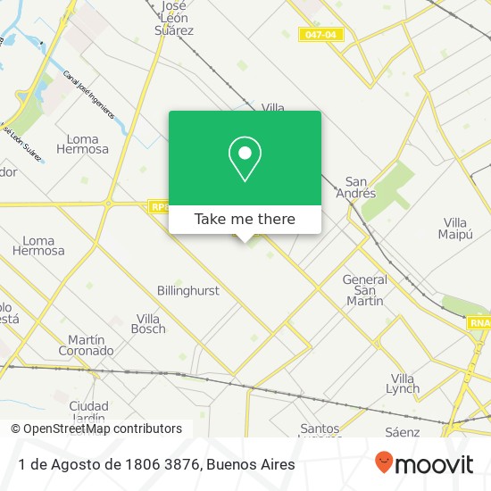 1 de Agosto de 1806 3876 map