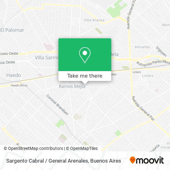 Sargento Cabral / General Arenales map