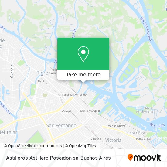 Mapa de Astilleros-Astillero Poseidon sa