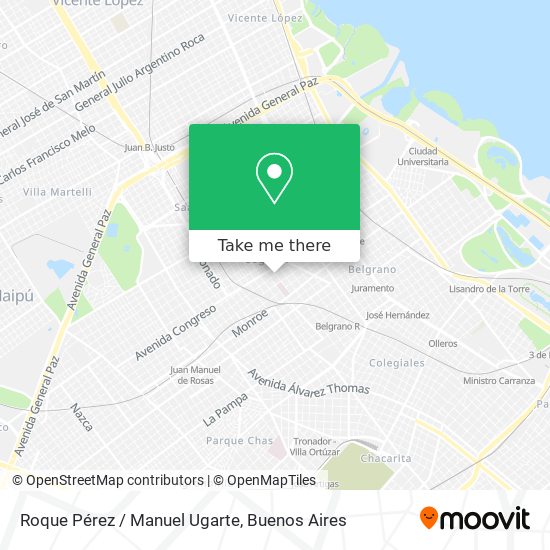 Mapa de Roque Pérez / Manuel Ugarte