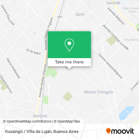 Ituzaingó / Villa de Luján map