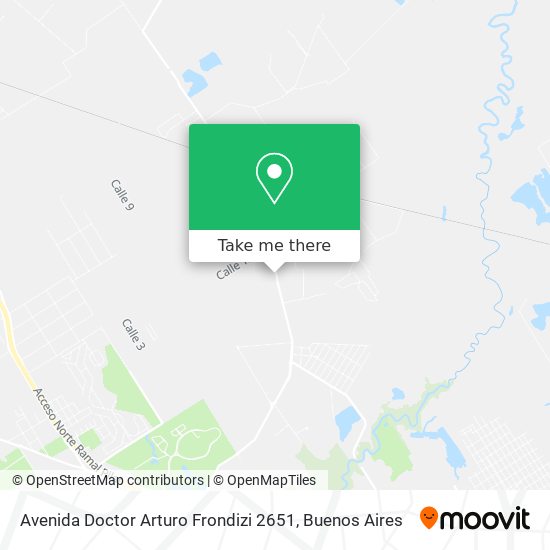 Mapa de Avenida Doctor Arturo Frondizi 2651