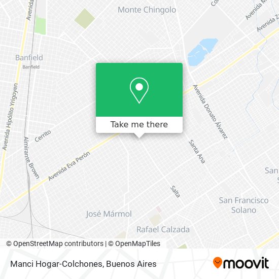 Manci Hogar-Colchones map