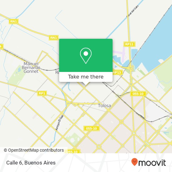 Calle 6 map