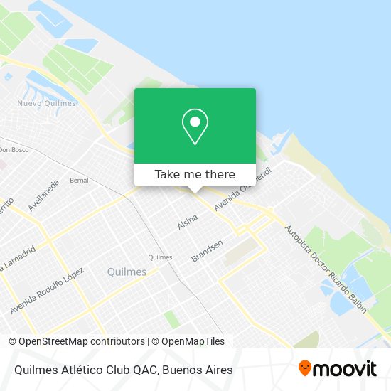 Quilmes Atlético Club QAC map