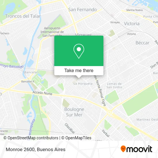 Mapa de Monroe 2600