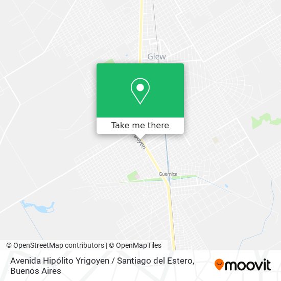 Avenida Hipólito Yrigoyen / Santiago del Estero map