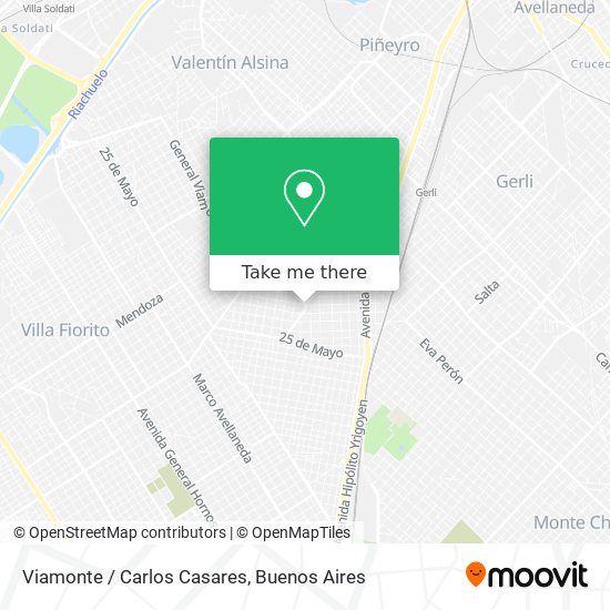 Mapa de Viamonte / Carlos Casares