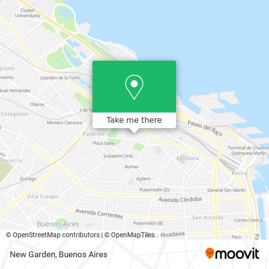 Mapa de New Garden