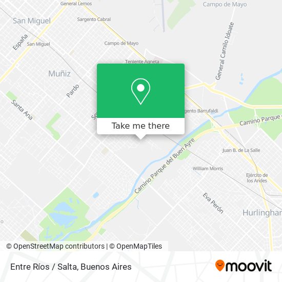Entre Ríos / Salta map