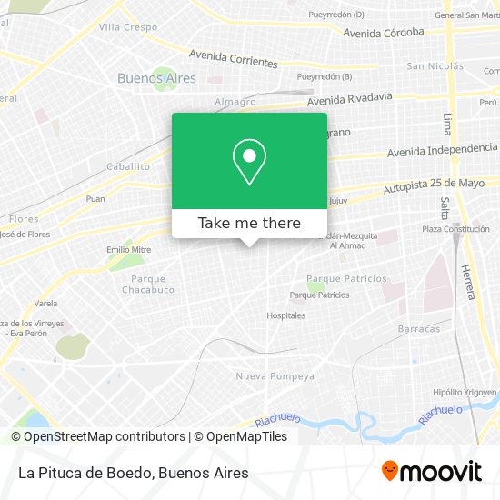 La Pituca de Boedo map