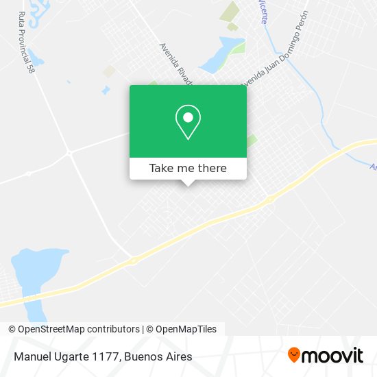 Mapa de Manuel Ugarte 1177