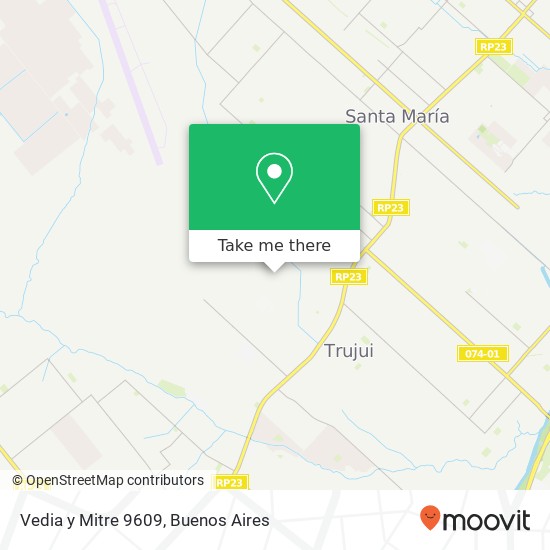 Vedia y Mitre 9609 map