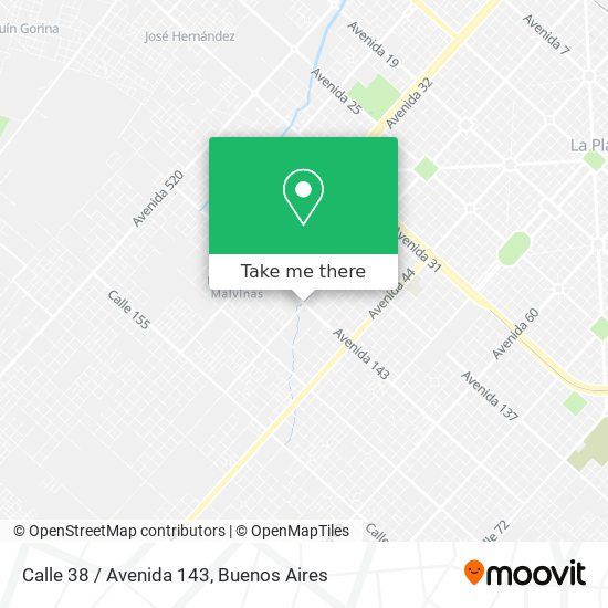 Mapa de Calle 38 / Avenida 143